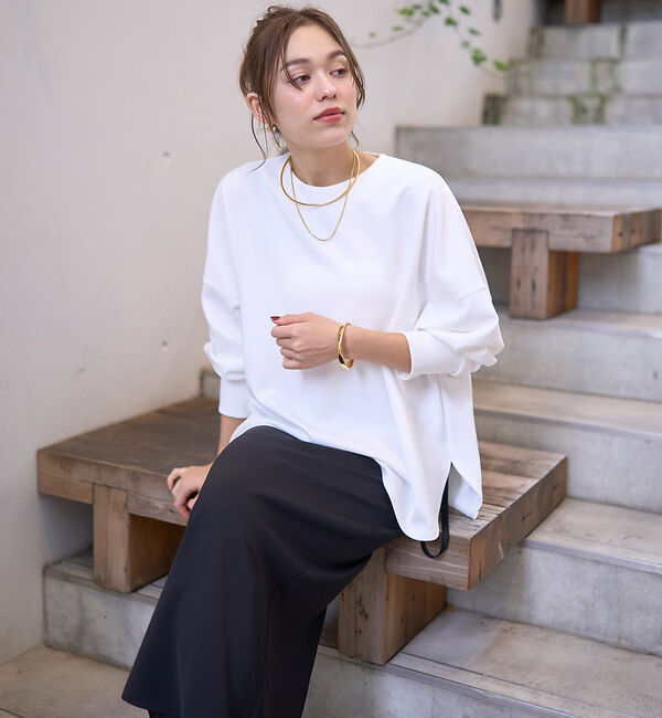 Rouge vif「ダンボールフォルムプルオーバー」|Tシャツ・カットソー|