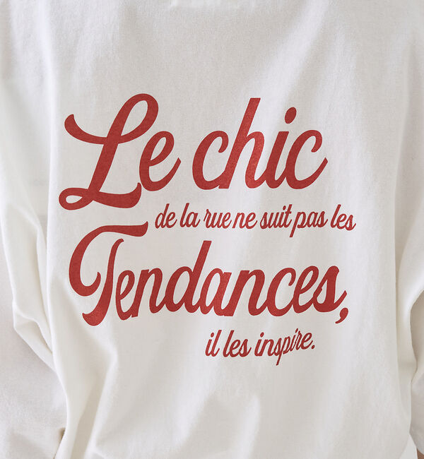 Rouge vif「ピグメントロゴBIG Tシャツ」|Tシャツ・カットソー|