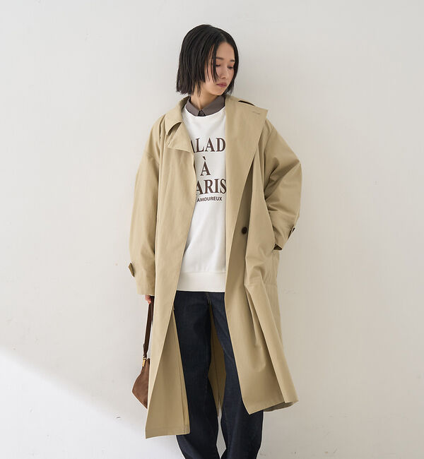 Rouge vif「撥水フォルムステンカラーコート」|ステンカラーコート|