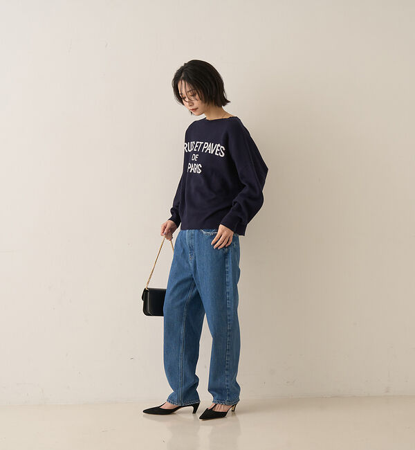 Rouge vif「【2025新色登場】ジャガードロゴニット」|ニット・セーター|