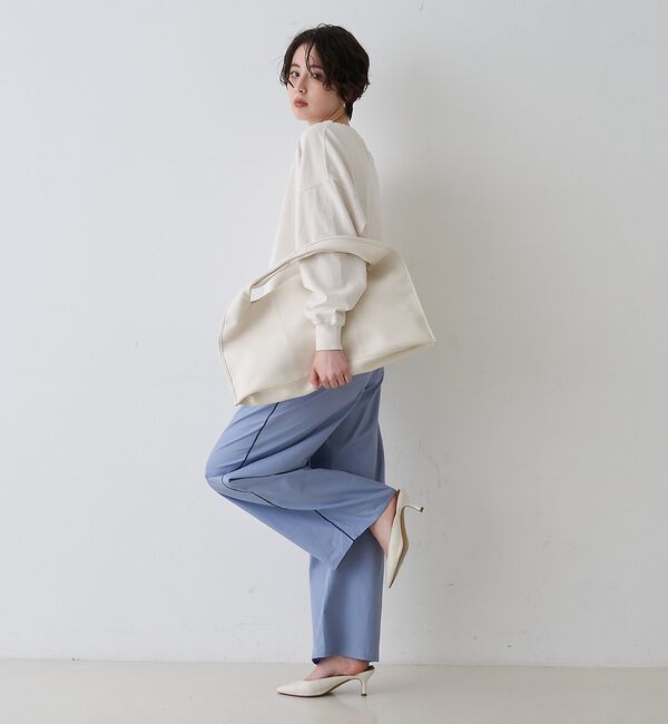 Rouge vif「【CHIMERE/シメール】レザーワイドワンハンドル【予約】」|ハンドバッグ|