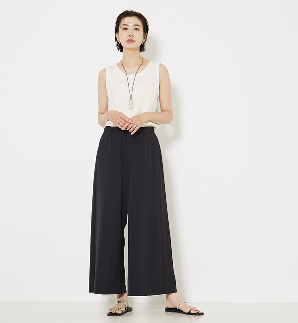 qualite「トルコサテンノースリーブ」|キャミソール|