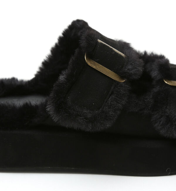 AU BANNISTER「【LAROUTE】ボリュームファーサンダル」|その他|