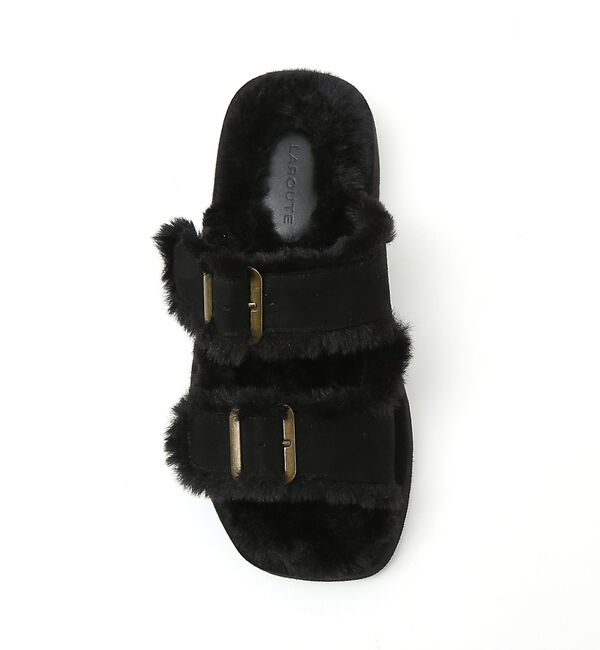 AU BANNISTER「【LAROUTE】ボリュームファーサンダル」|その他|