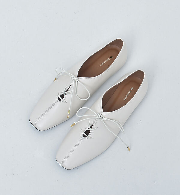 AU BANNISTER「レースアップソフトシューズ」|その他|アイボリー