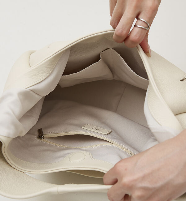 LOWELL things「Hoval/ソフトレザーホーボバッグ」|トートバッグ|