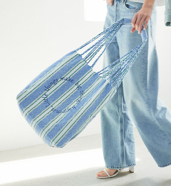 LOWELL things「●SOER/ハンモックトート」|トートバッグ|ブルー