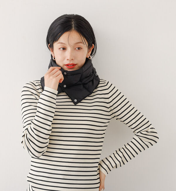 abahouse mavie「【TAION】ベーシック ダウンネックウォーマー」|マフラー|