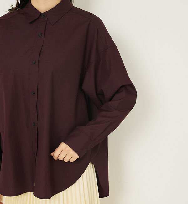 abahouse mavie「メンズライクオーバーシャツ」|シャツ・ブラウス|