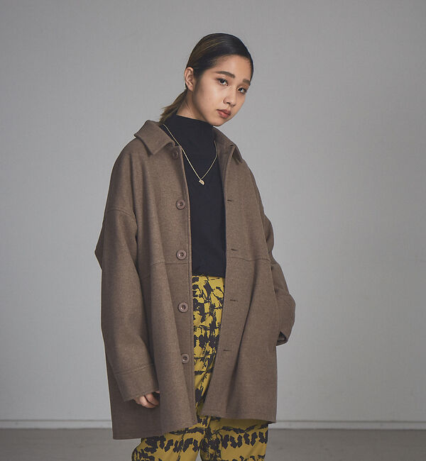 NOMINE「【展開店舗限定】バックフリルカバーオール」|ブルゾン・スタジャン|