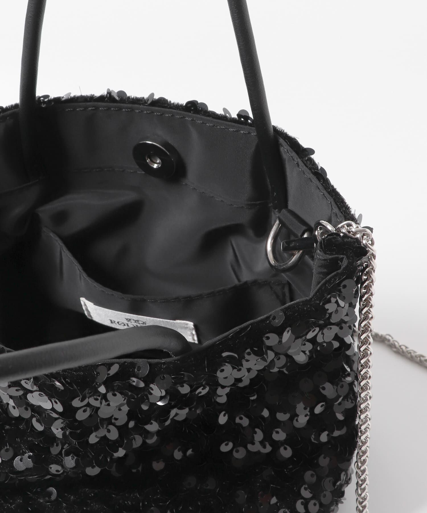 RODE SKO「チェーン付きスパンコールバッグ」|ショルダー・メッセンジャー|