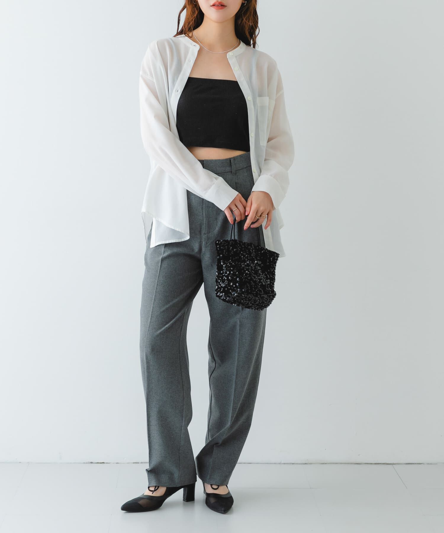 RODE SKO「チェーン付きスパンコールバッグ」|ショルダー・メッセンジャー|