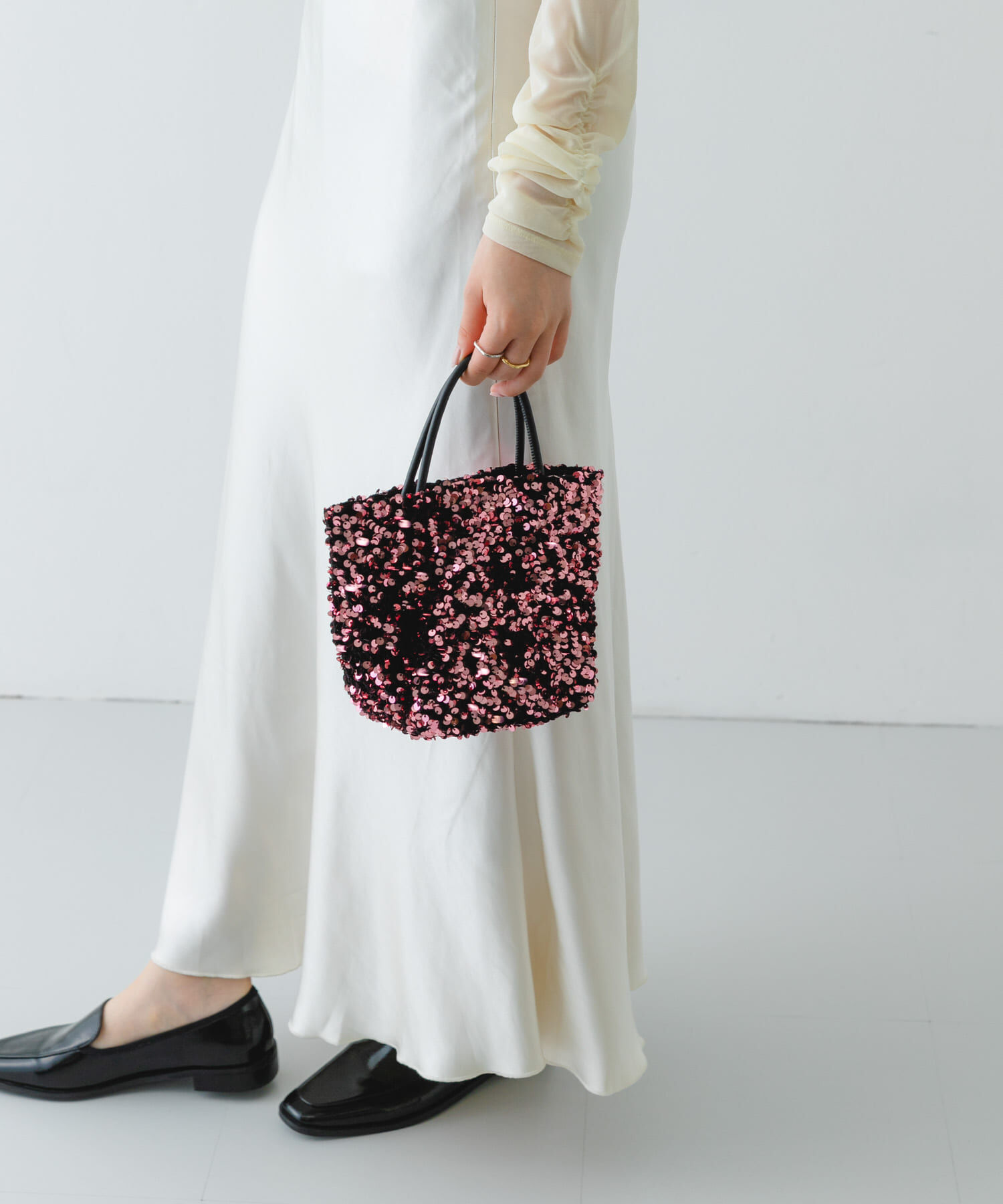 RODE SKO「チェーン付きスパンコールバッグ」|ショルダー・メッセンジャー|