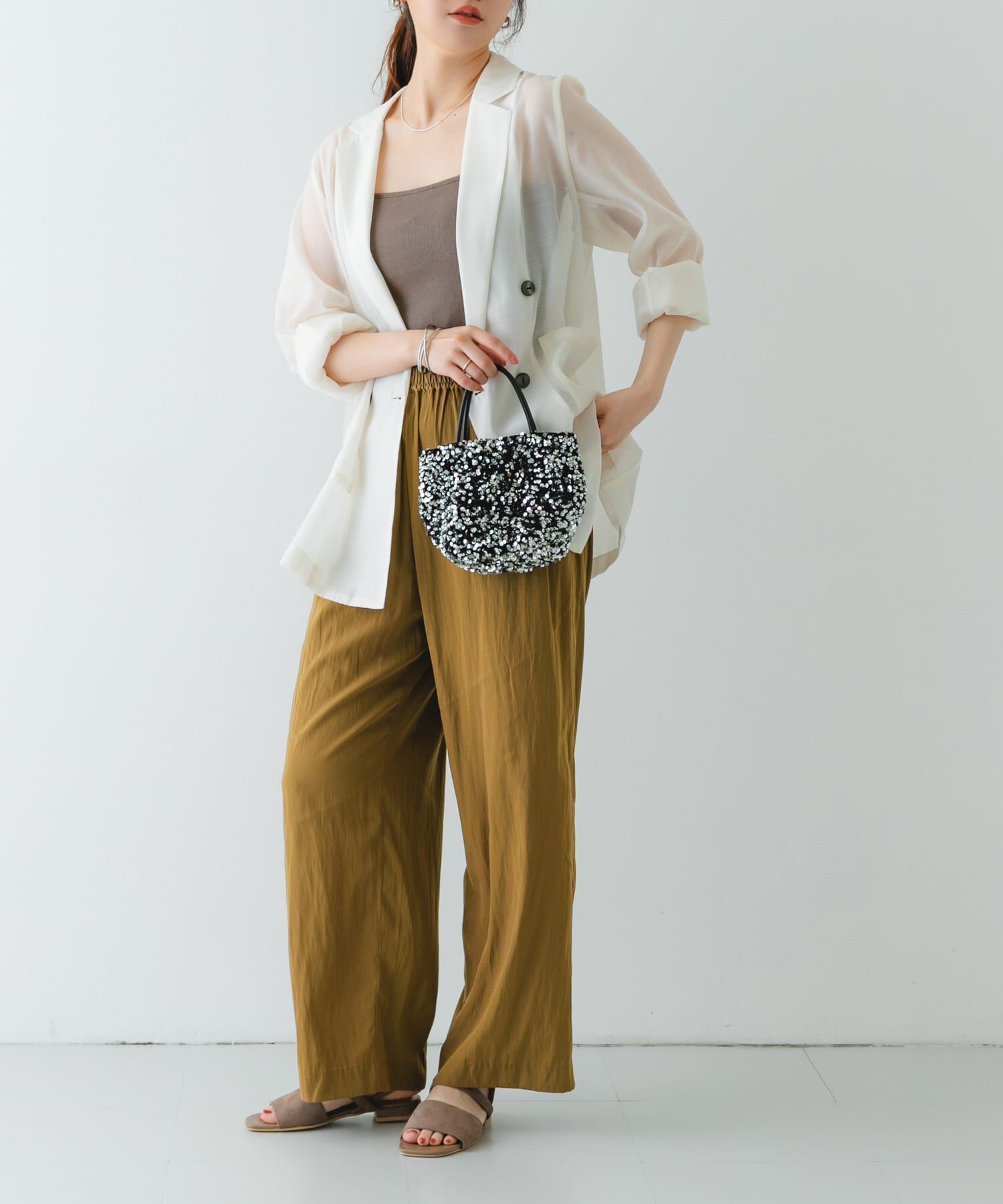 RODE SKO「チェーン付きスパンコールバッグ」|ショルダー・メッセンジャー|