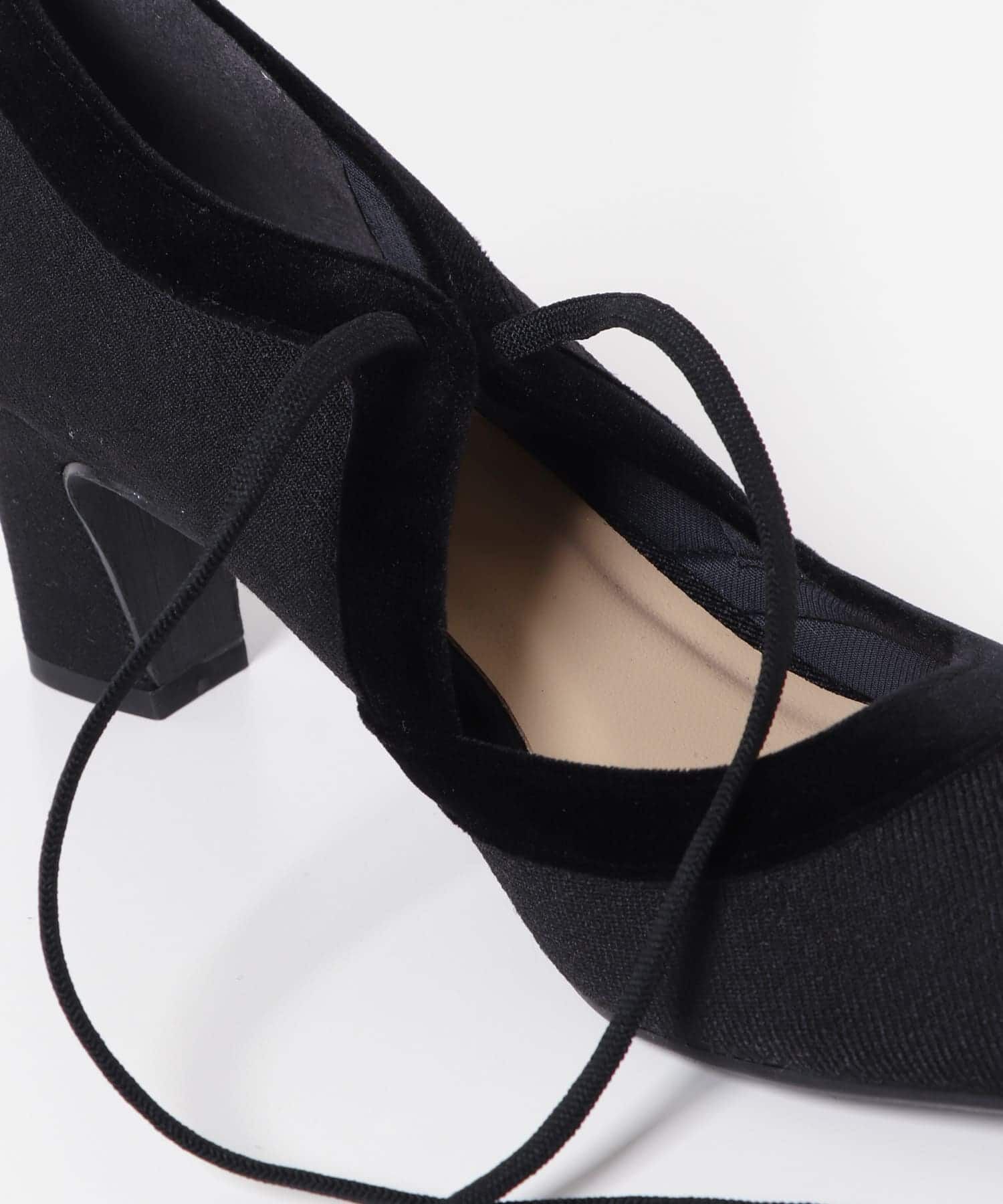 RODE SKO「『MADE IN JAPAN』チャンキーヒールリボンパンプス」|パンプス|