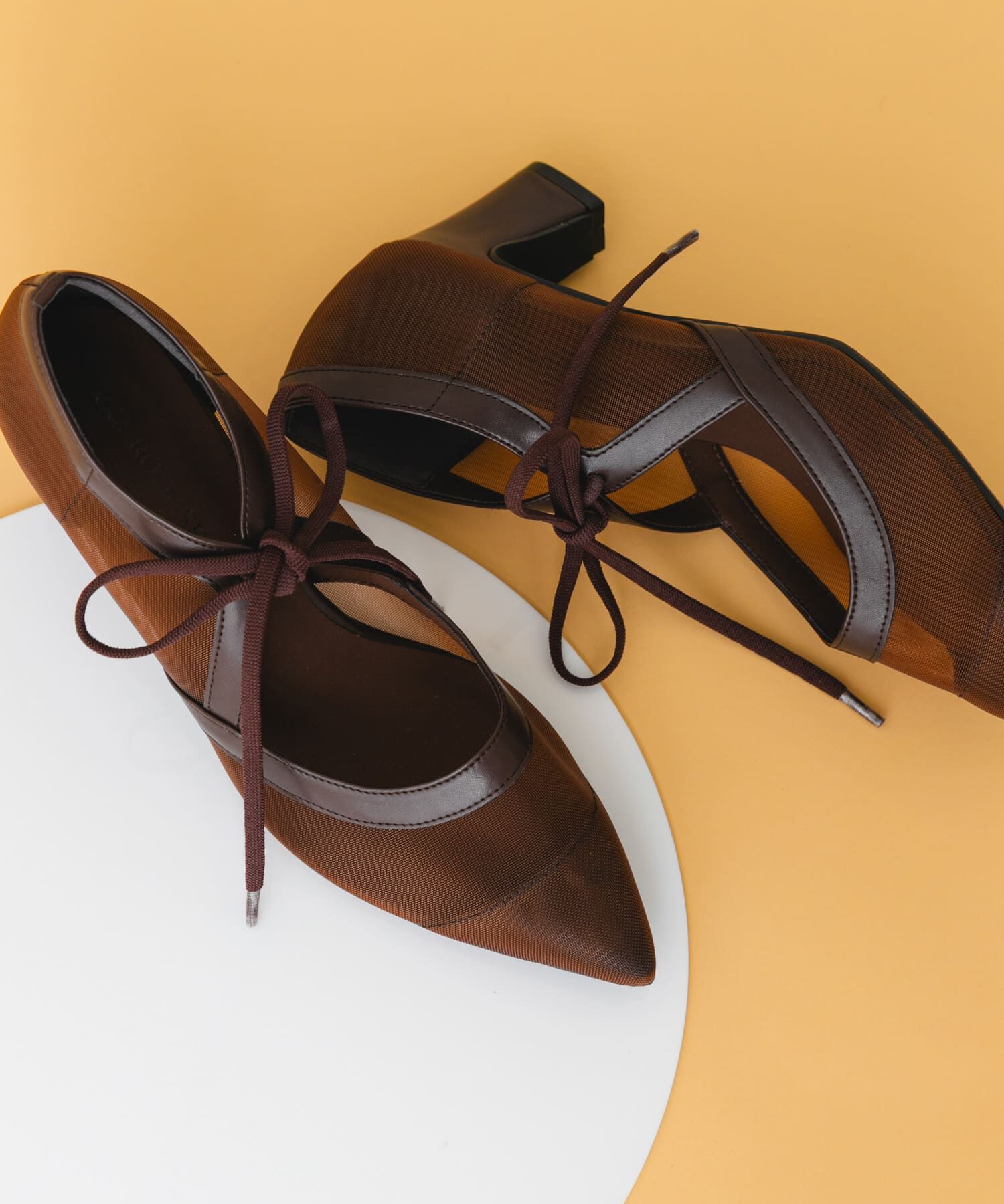 RODE SKO「『MADE IN JAPAN』チャンキーヒールリボンパンプス」|パンプス|