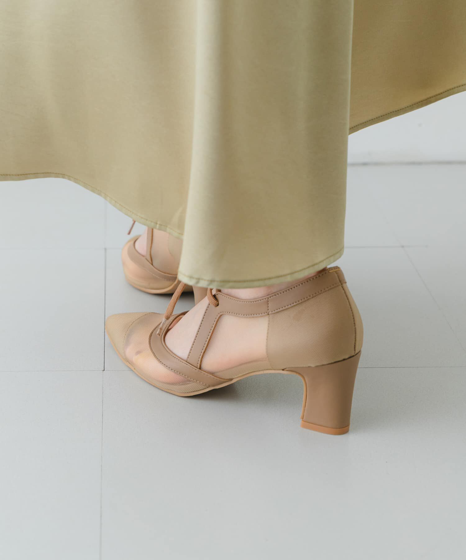 RODE SKO「『MADE IN JAPAN』チャンキーヒールリボンパンプス」|パンプス|