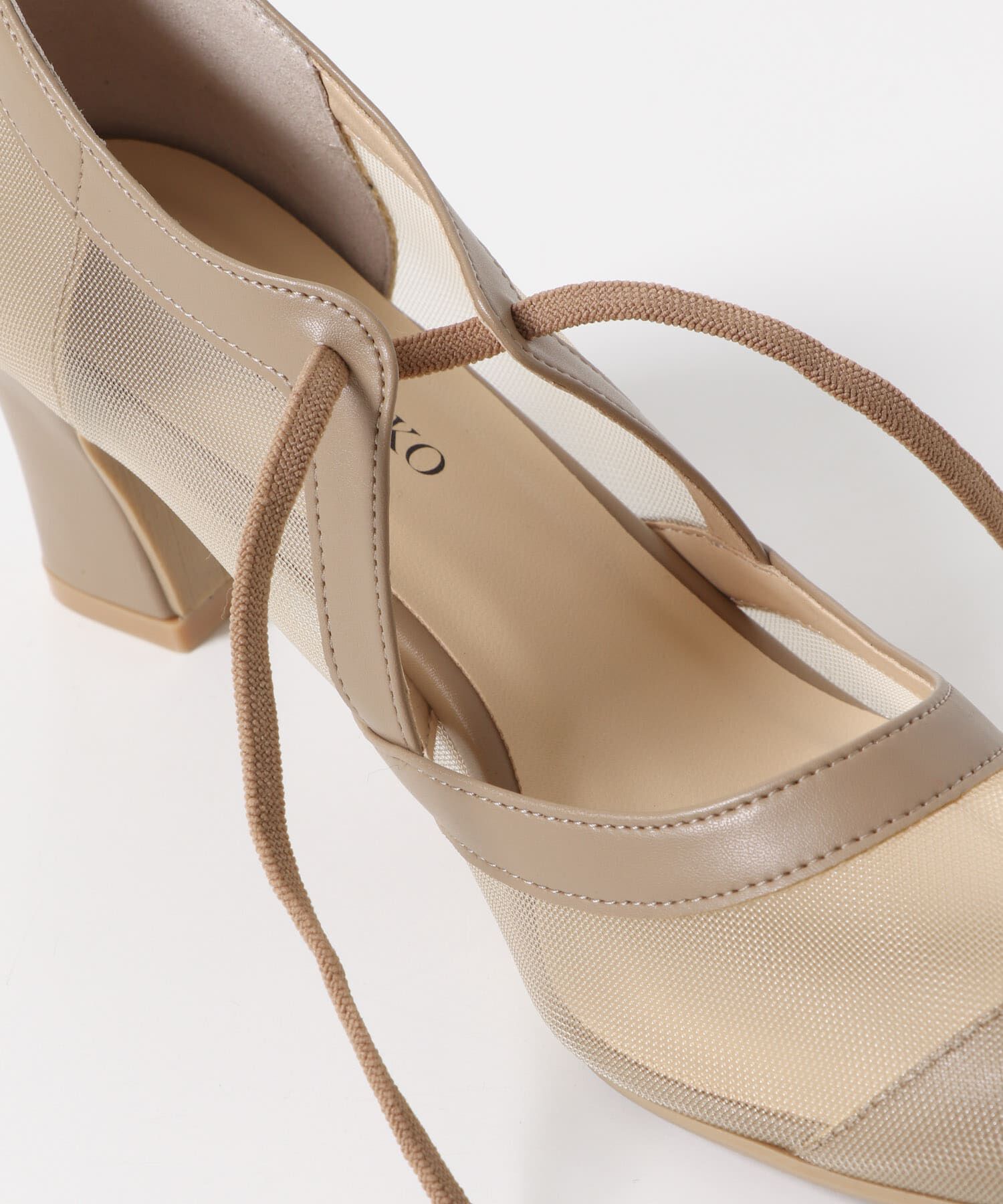 RODE SKO「『MADE IN JAPAN』チャンキーヒールリボンパンプス」|パンプス|