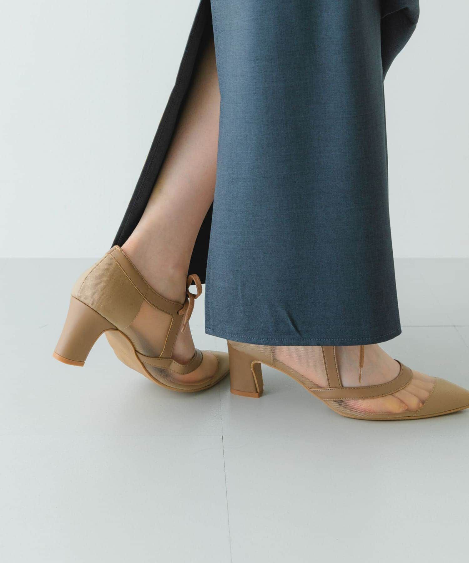 RODE SKO「『MADE IN JAPAN』チャンキーヒールリボンパンプス」|パンプス|