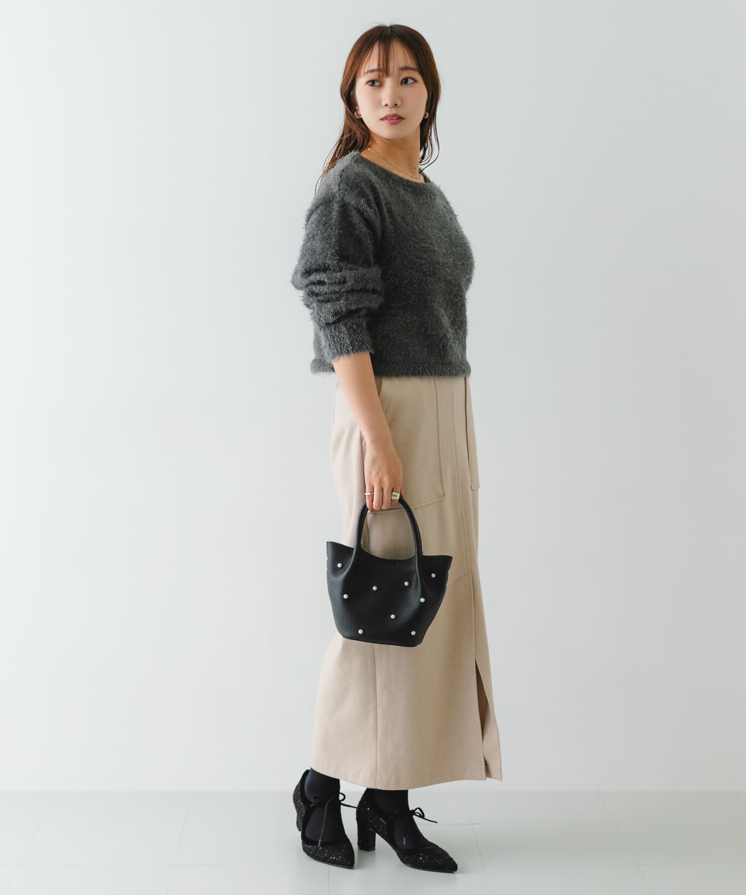 RODE SKO「『MADE IN JAPAN』チャンキーヒールリボンパンプス」|パンプス|