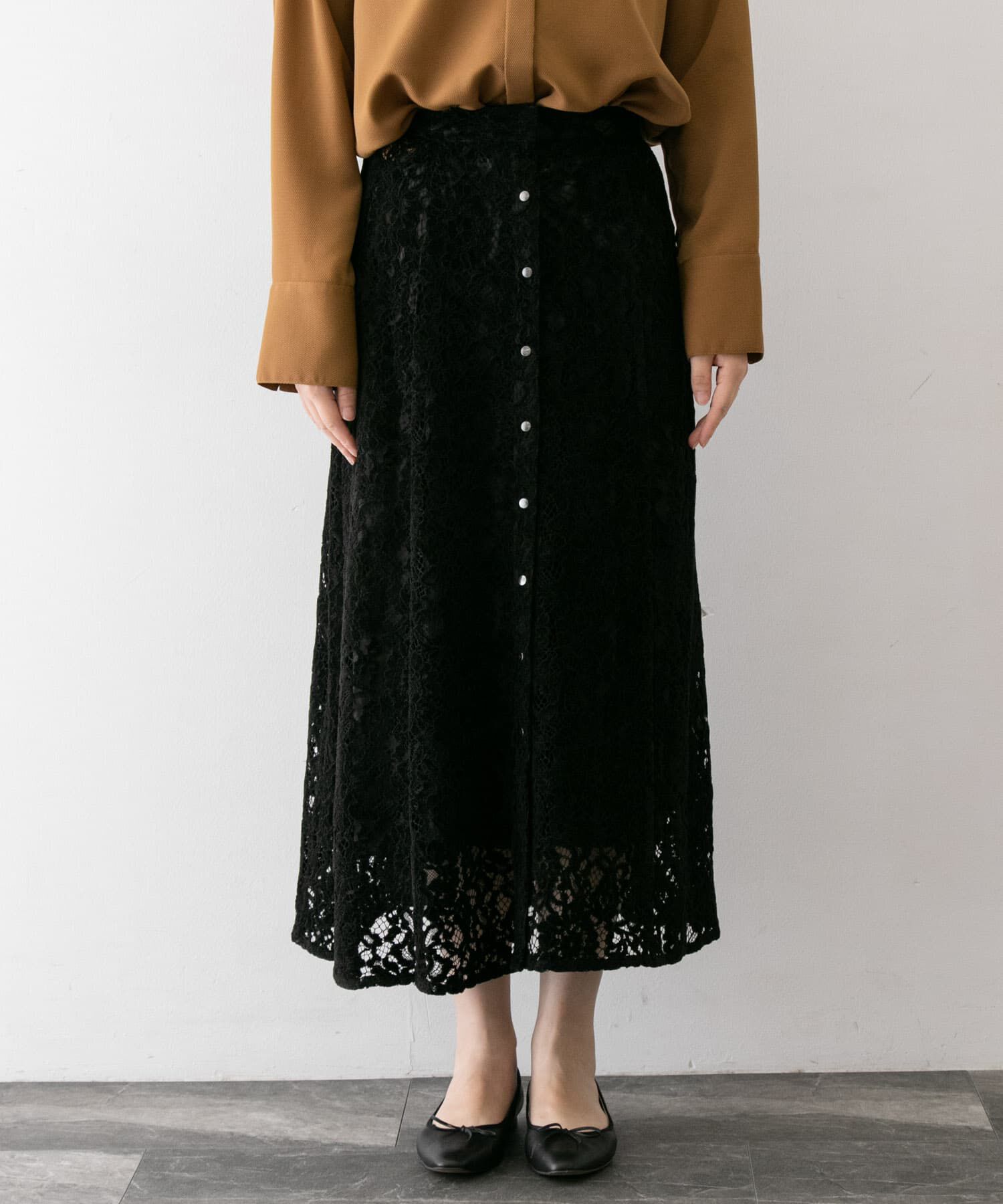 URBAN RESEARCH ROSSO「フラワーレースモールスカート&there4;」|スカート|