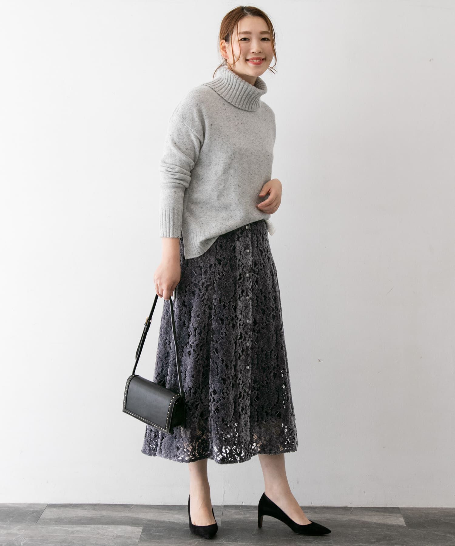 URBAN RESEARCH ROSSO「フラワーレースモールスカート&there4;」|スカート|