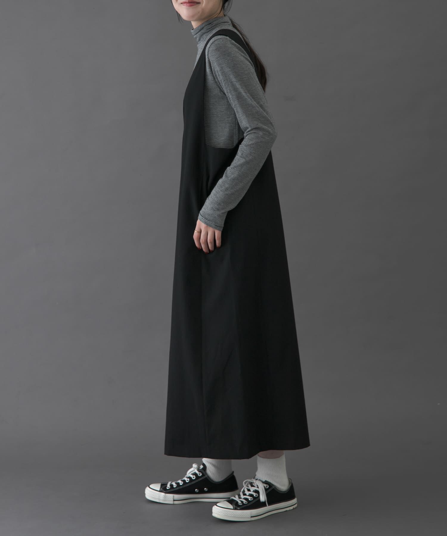 URBAN RESEARCH DOORS「FORK&SPOON　ウールライクジャンパースカート」|ワンピース|