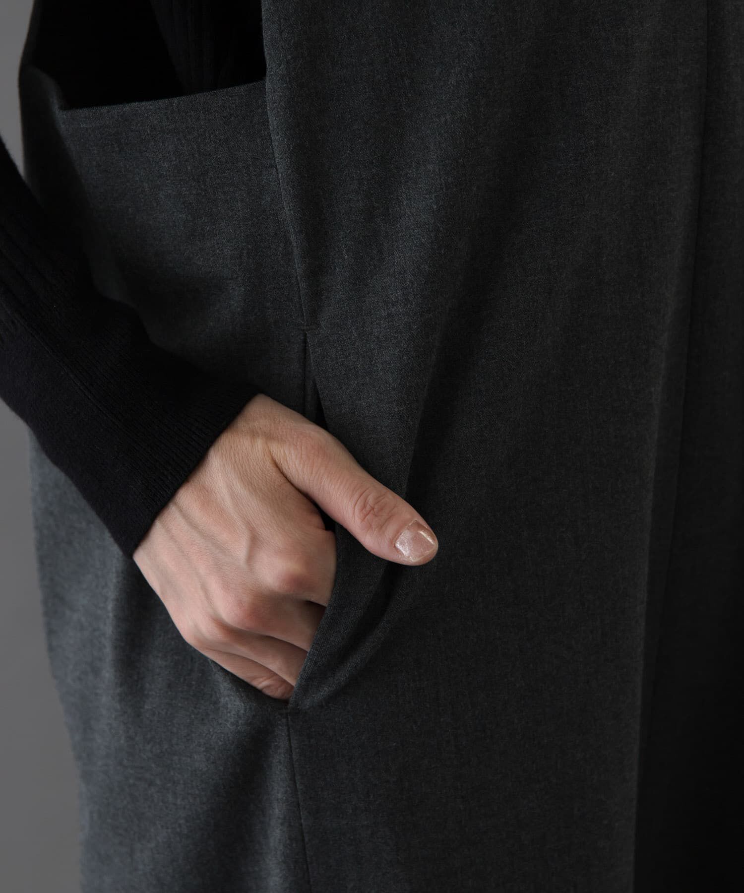 URBAN RESEARCH DOORS「FORK&SPOON　ウールライクジャンパースカート」|ワンピース|