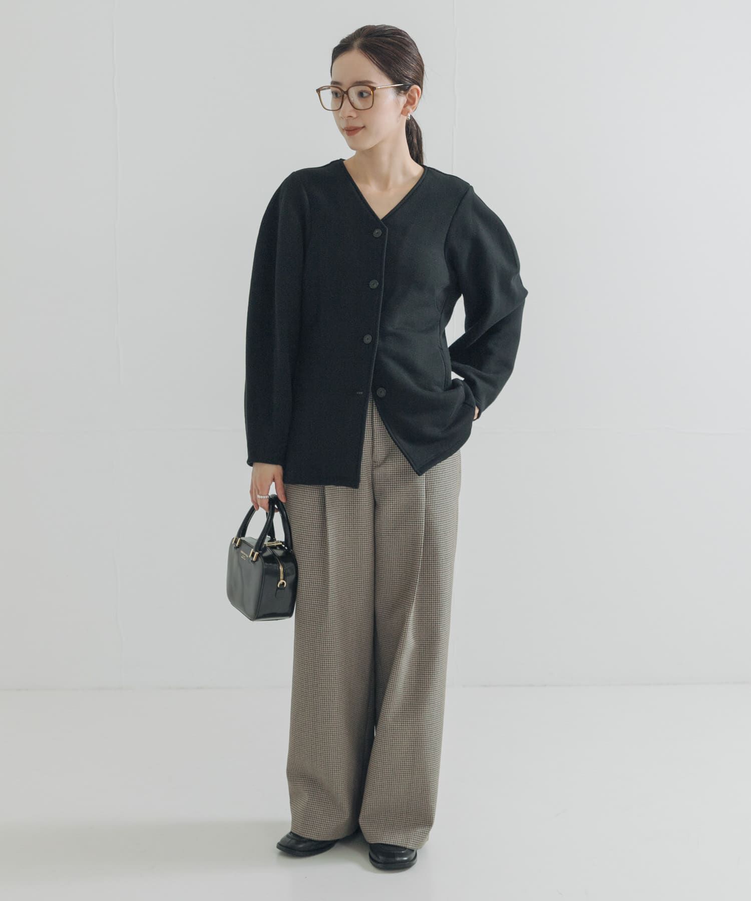 URBAN RESEARCH「ウールブレンドチェックワイドパンツ」|その他|