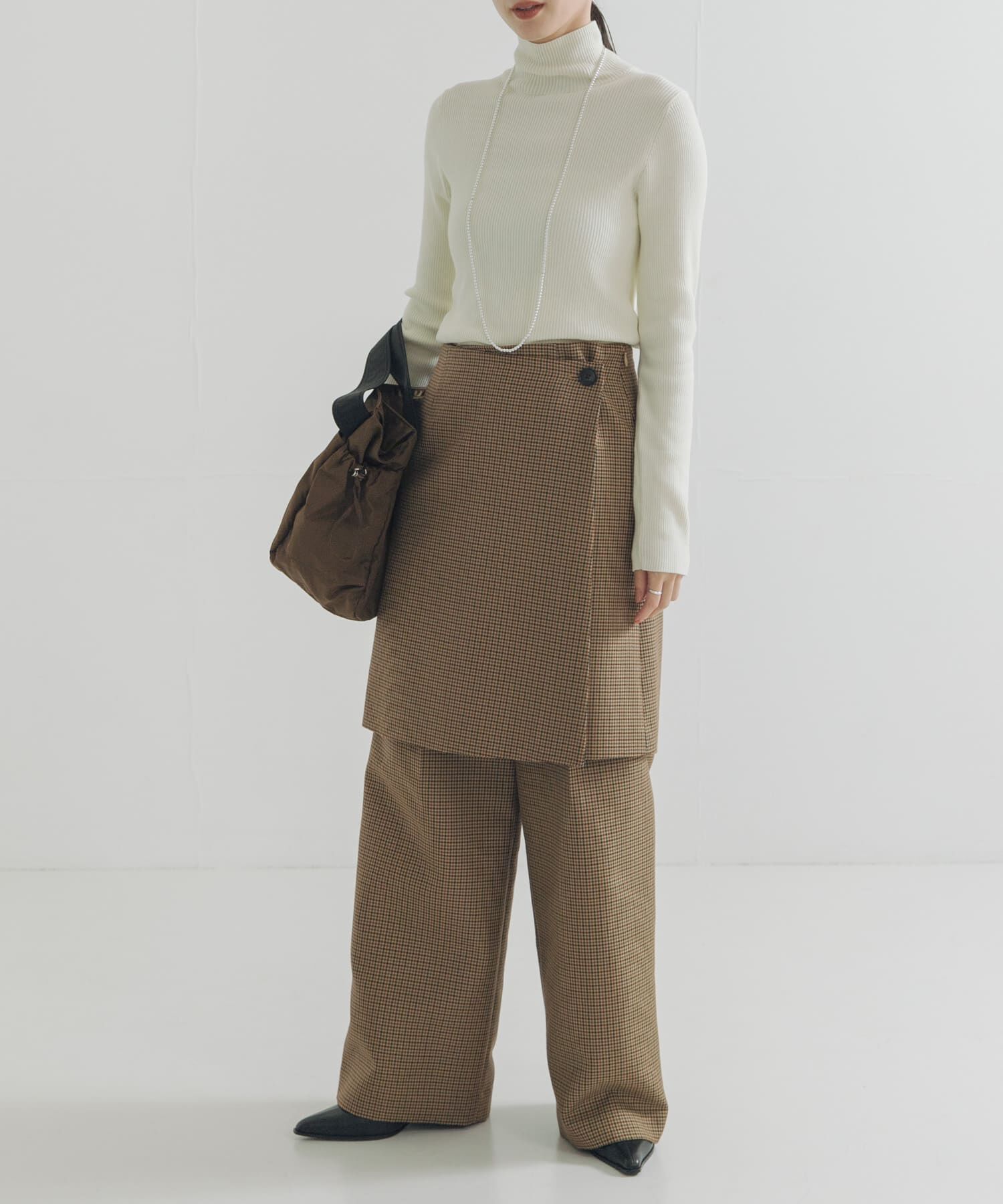 URBAN RESEARCH「ウールブレンドチェックワイドパンツ」|その他|