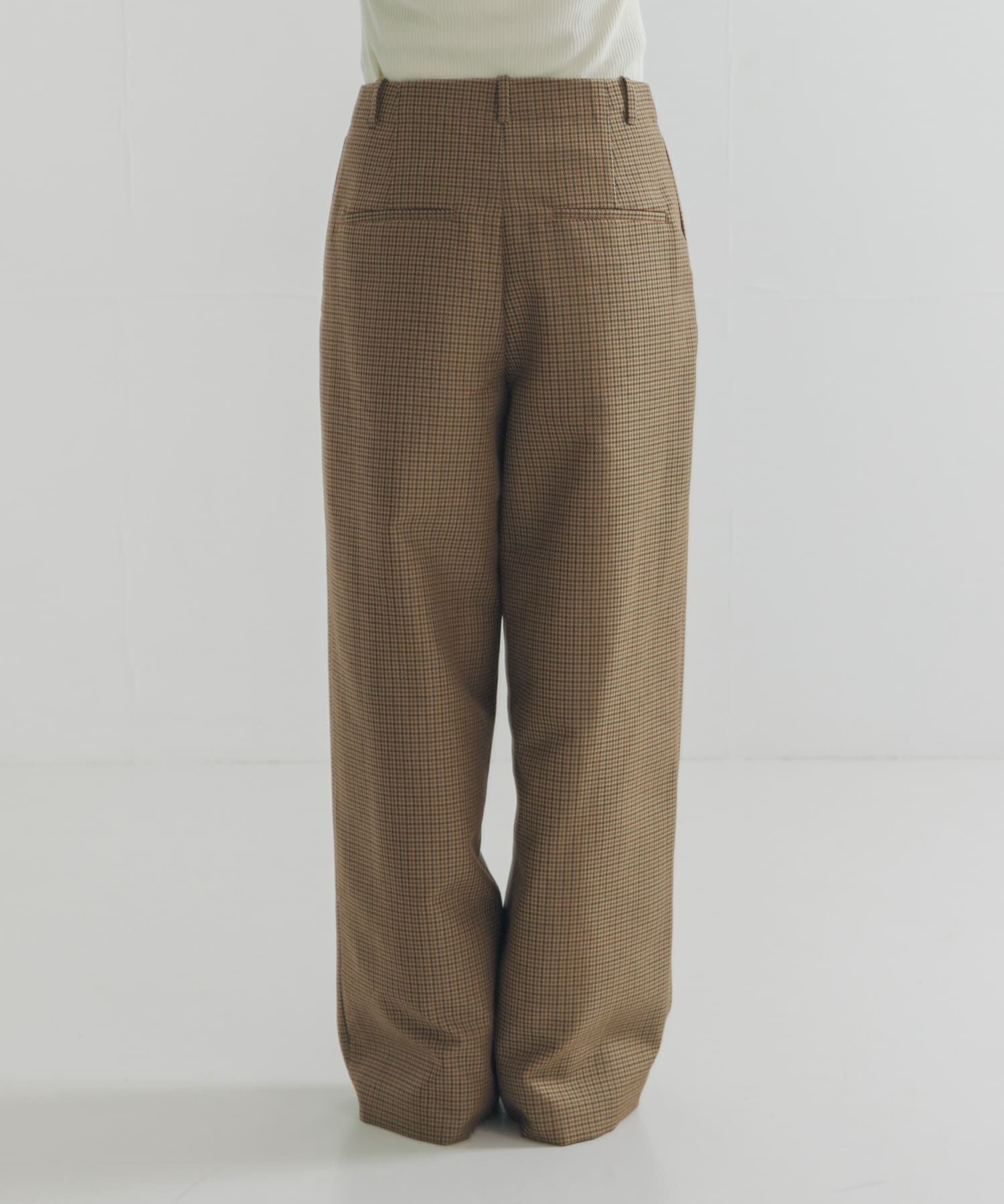 URBAN RESEARCH「ウールブレンドチェックワイドパンツ」|その他|