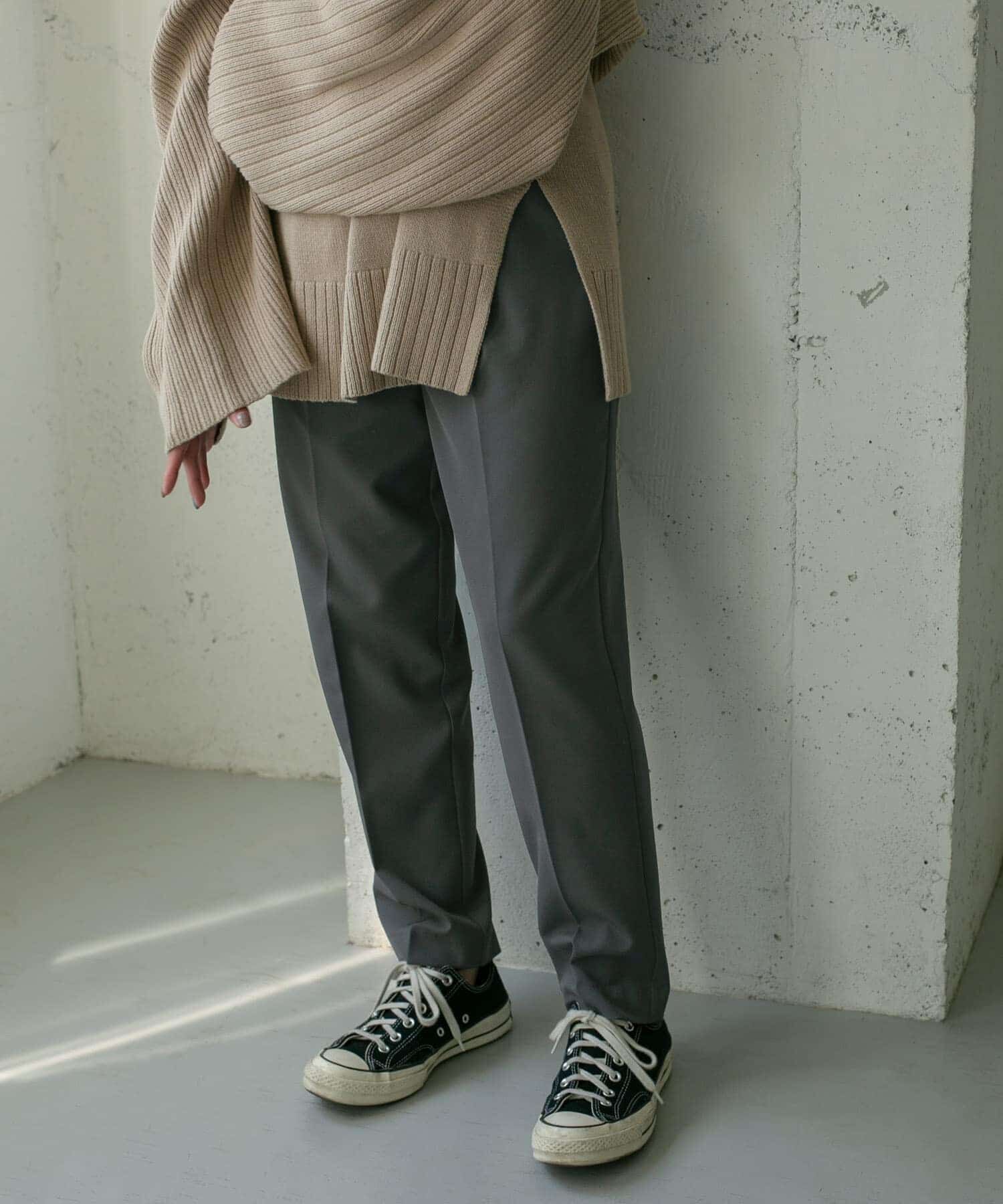  「illi　ワンタックスリムテーパードパンツ」|その他|