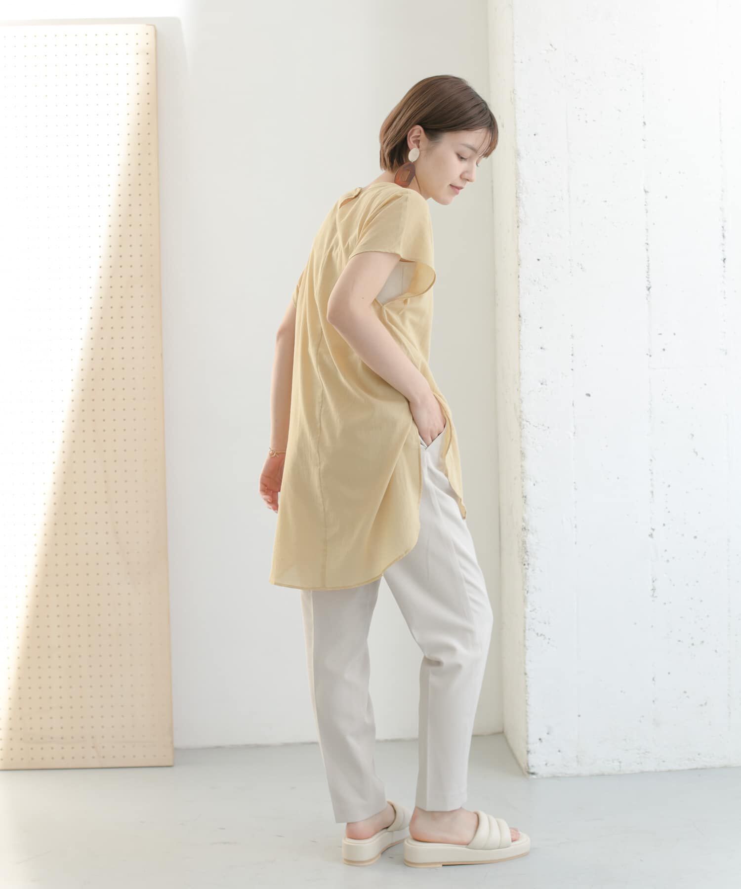  「illi　ワンタックスリムテーパードパンツ」|その他|