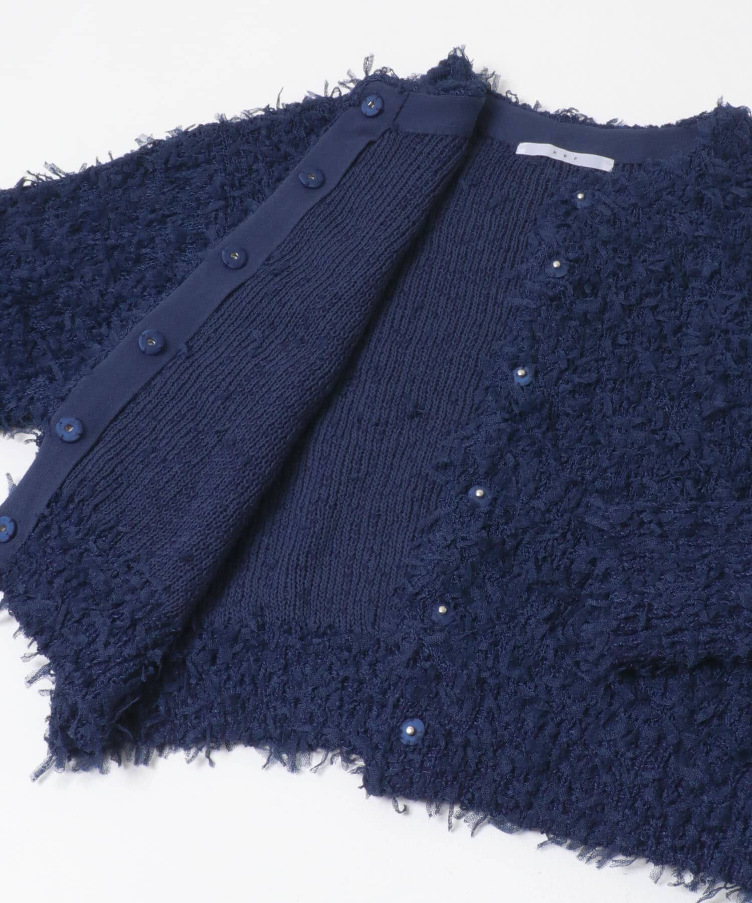  「チュールフリンジカーディガン」|ニット・セーター|