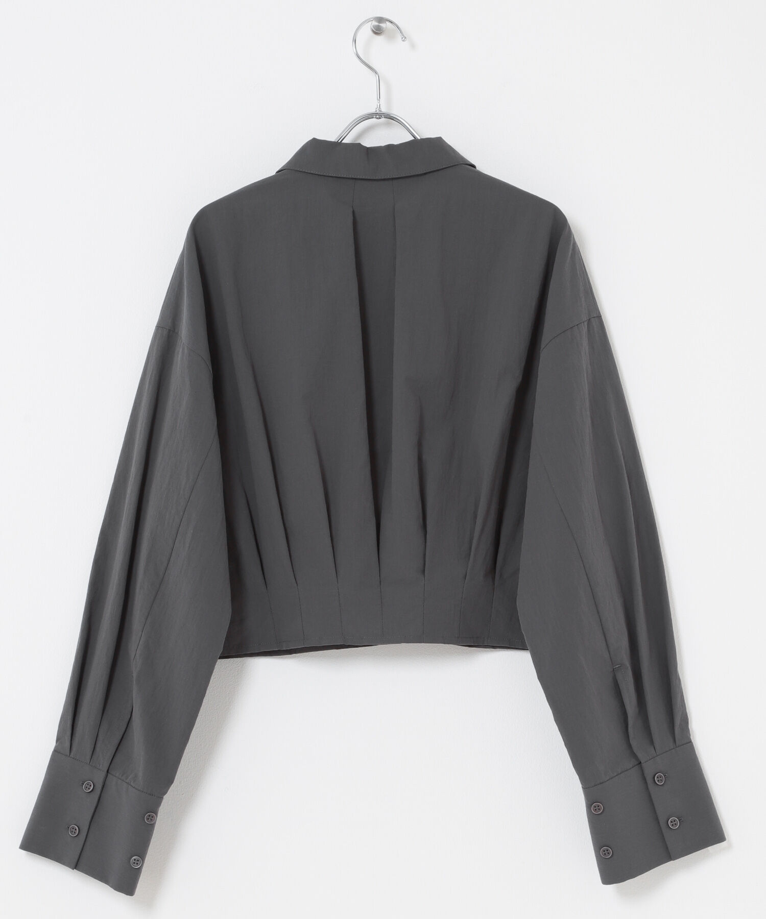  「タックヘムクロップドシャツ」|シャツ・ブラウス|