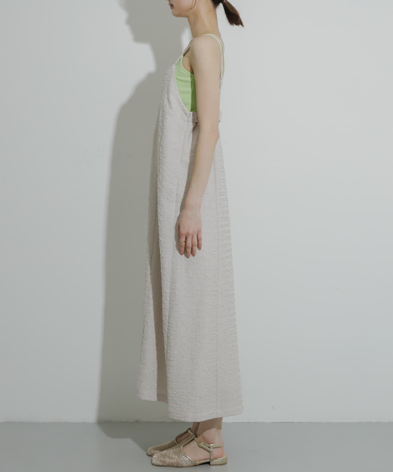 SENSE OF PLACE by URBAN RESEARCH「ジャガードバックオープンキャミワンピース」|ワンピース|