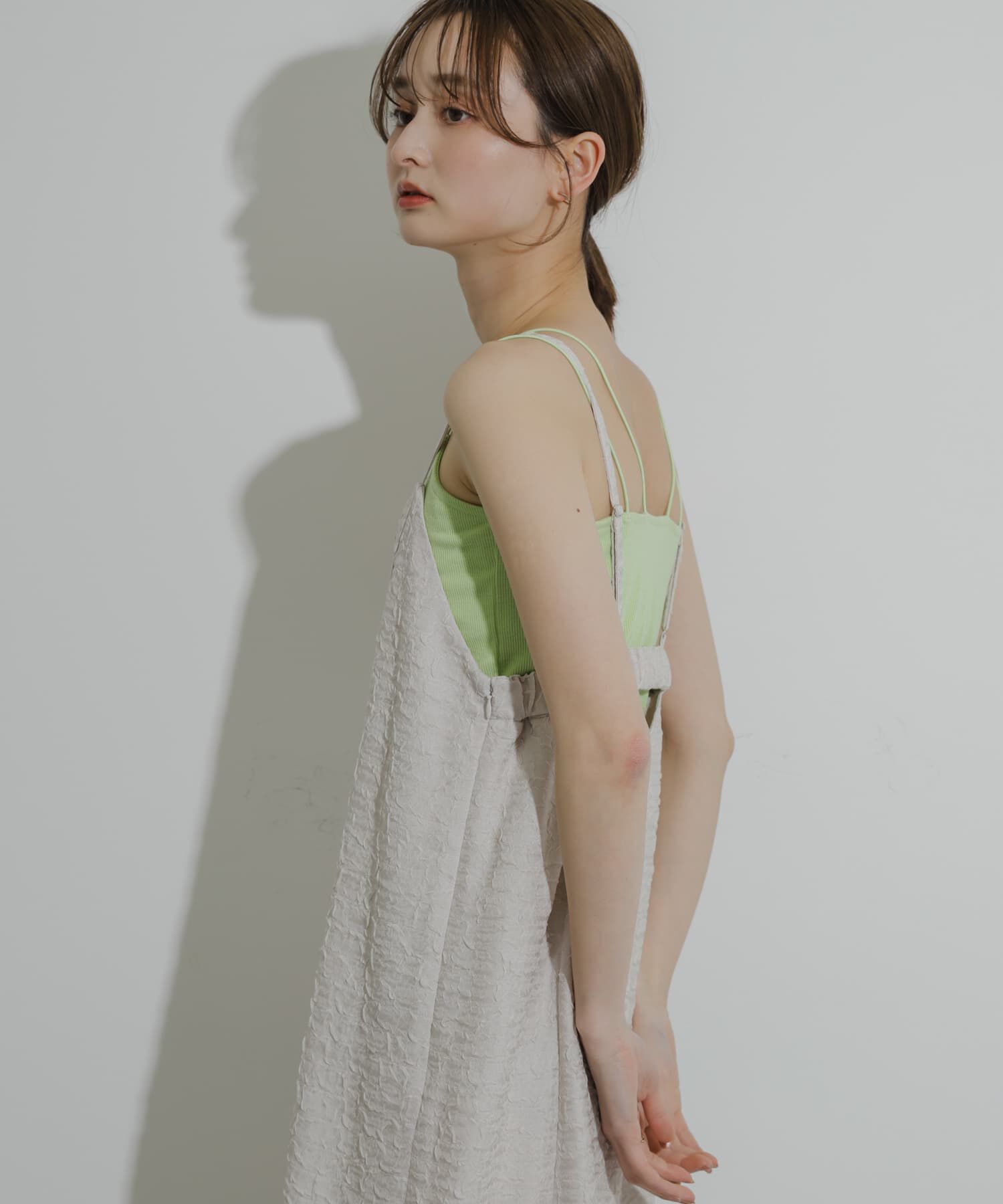 SENSE OF PLACE by URBAN RESEARCH「ジャガードバックオープンキャミワンピース」|ワンピース|