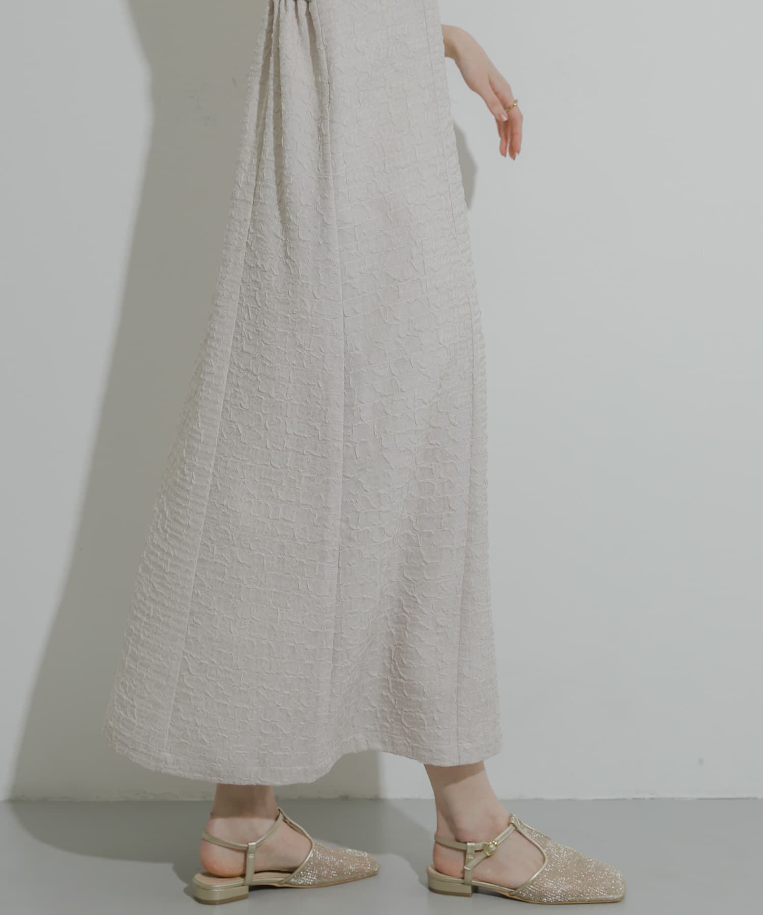 SENSE OF PLACE by URBAN RESEARCH「ジャガードバックオープンキャミワンピース」|ワンピース|