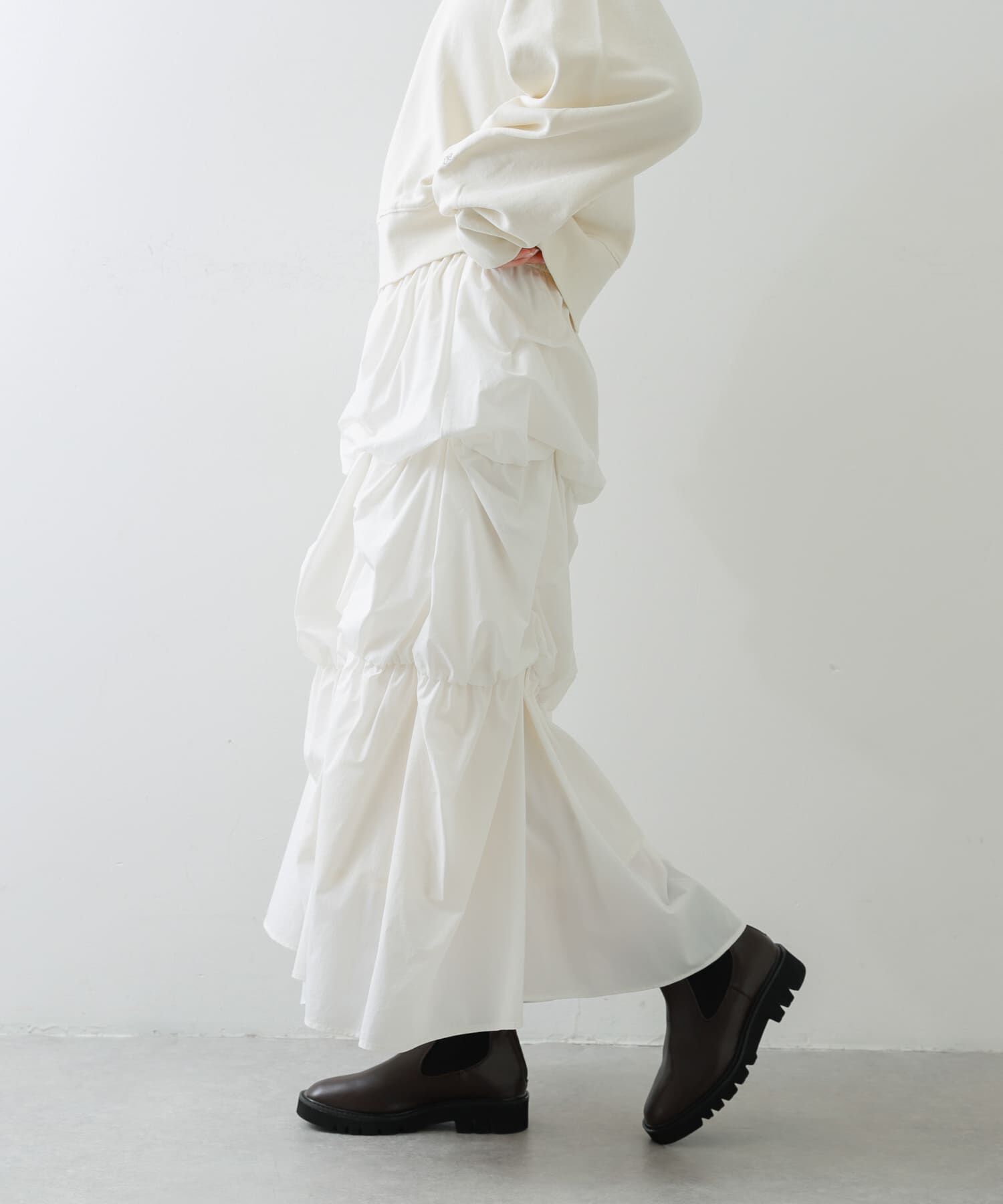 SENSE OF PLACE by URBAN RESEARCH「バルーンタックティアードスカート」|スカート|