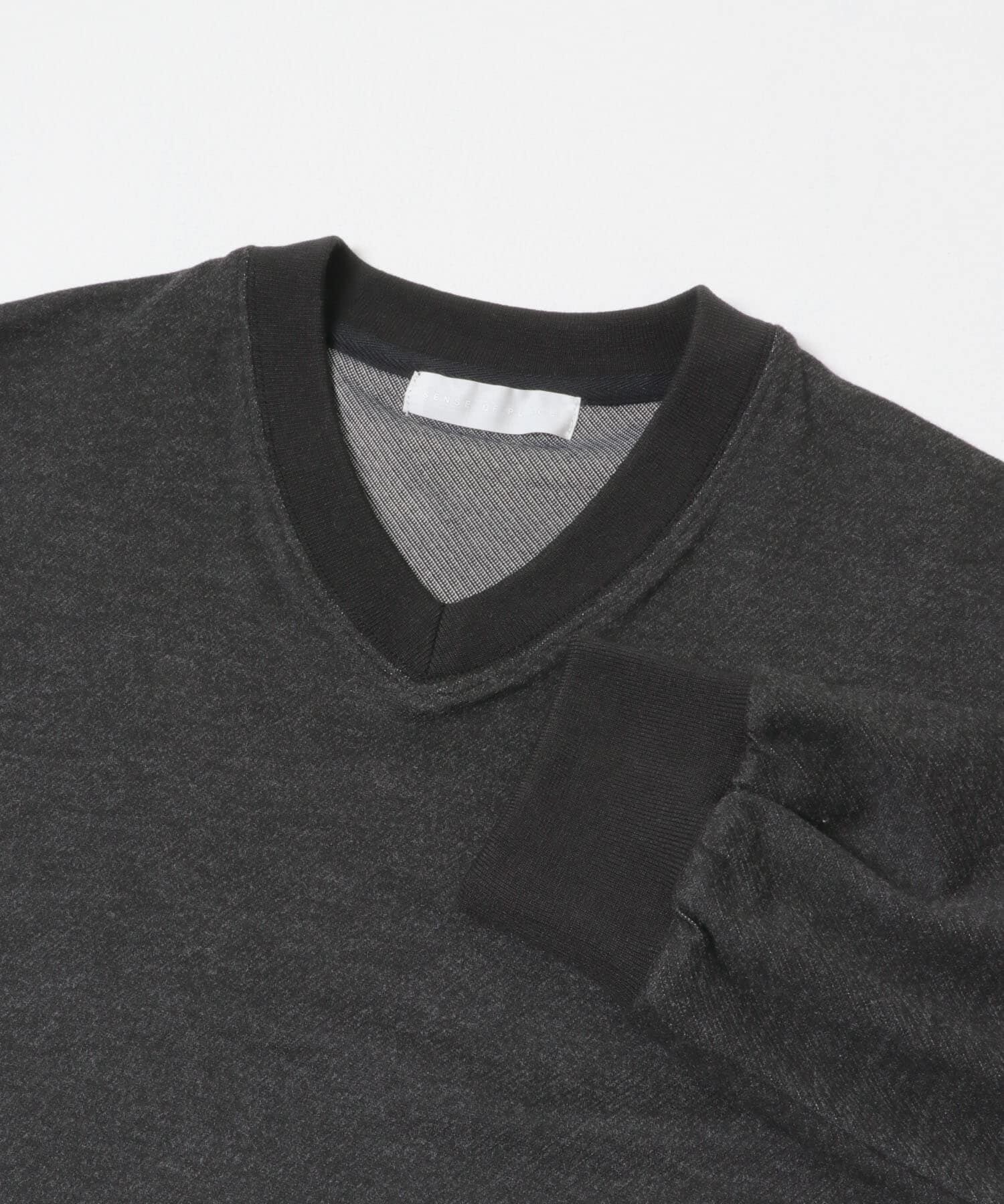 SENSE OF PLACE by URBAN RESEARCH「ライトカットメルトンVネックプルオーバー」|Tシャツ・カットソー|