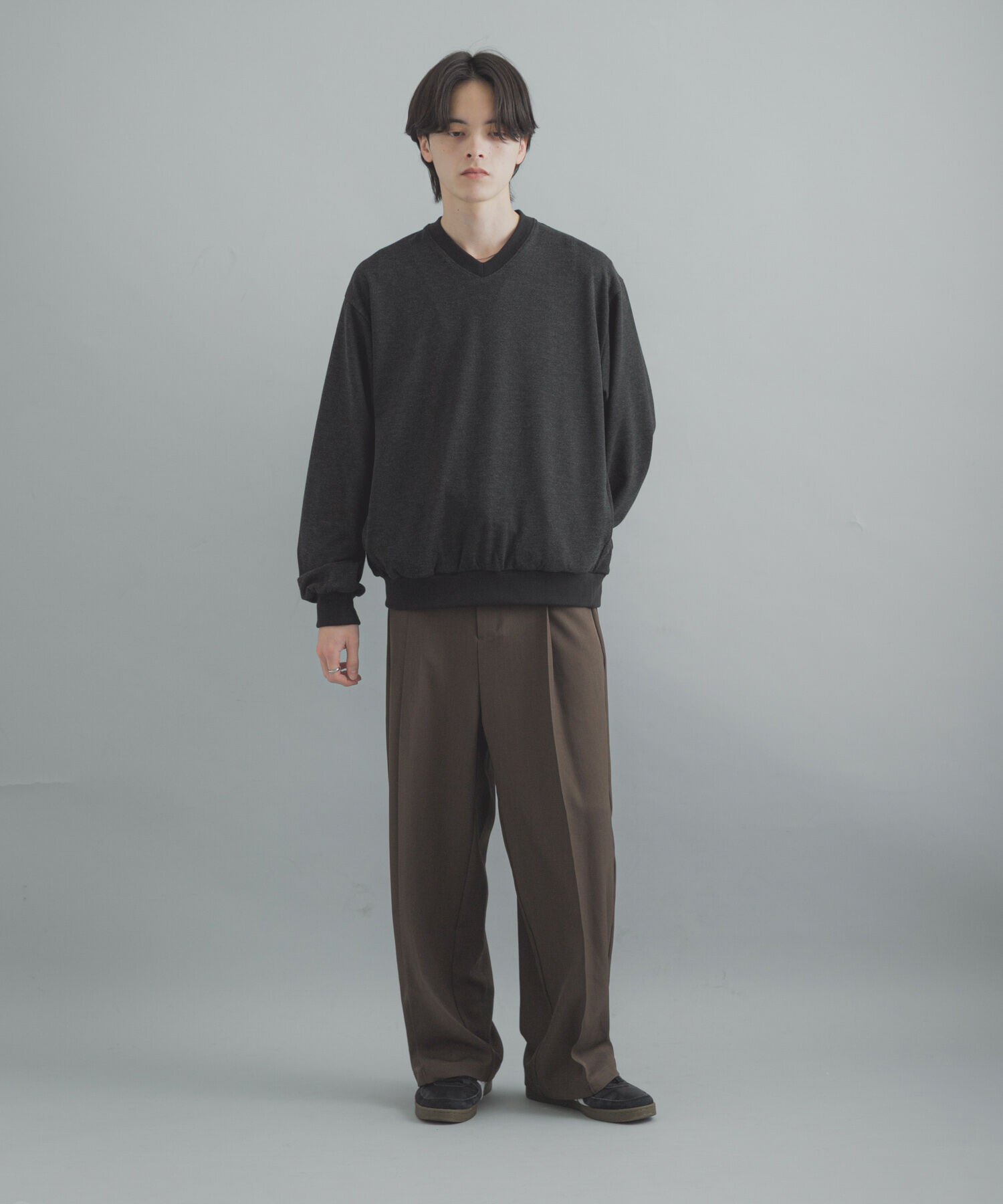 SENSE OF PLACE by URBAN RESEARCH「ライトカットメルトンVネックプルオーバー」|Tシャツ・カットソー|