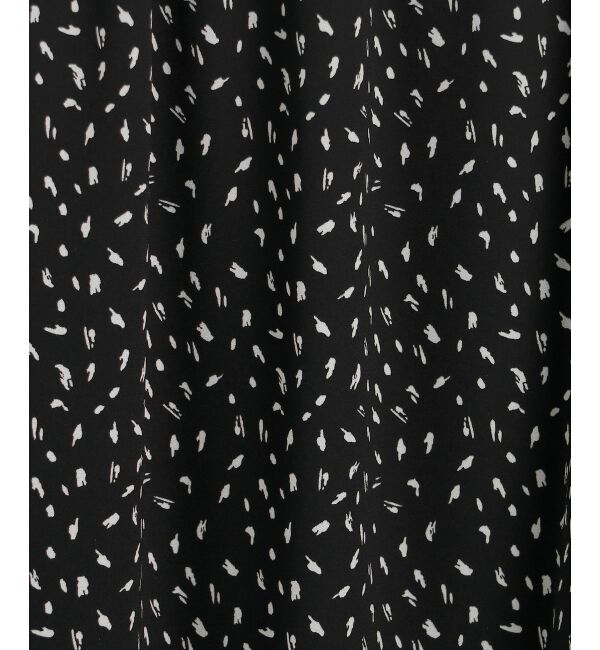 le.coeur blanc「ジオメトリックプリントティアードスカート」|スカート|