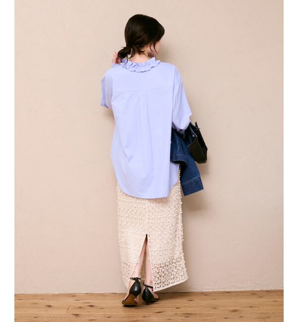  「フリルカラーブラウス」|シャツ・ブラウス|