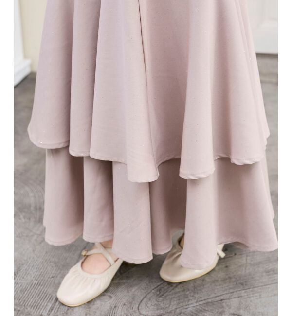  「キラキラレースアップマーメイドスカート」|スカート|