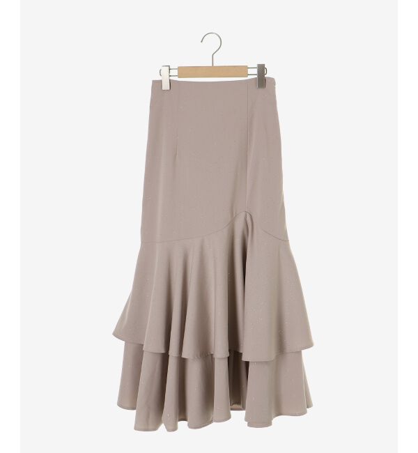  「キラキラレースアップマーメイドスカート」|スカート|