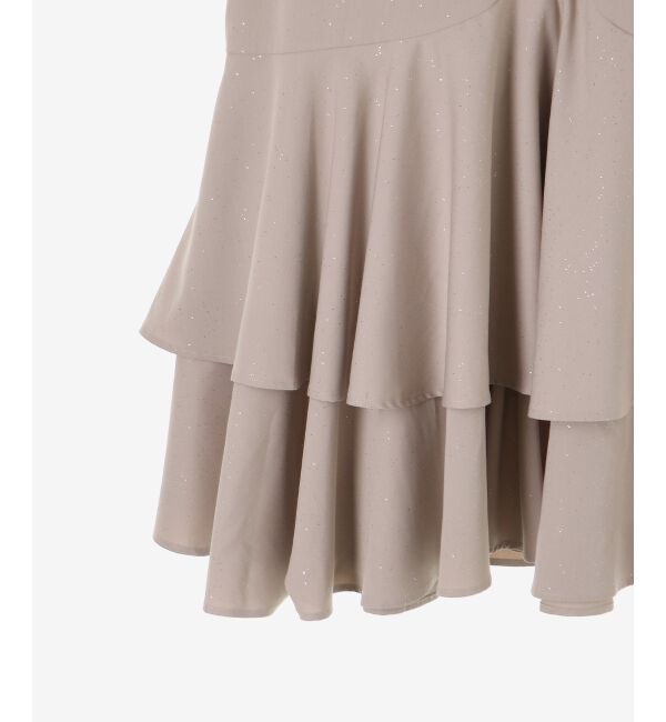  「キラキラレースアップマーメイドスカート」|スカート|