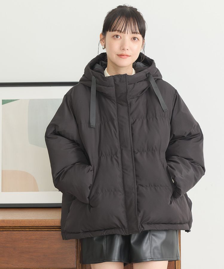 earth music&ecology「フーディーパファーブルゾン」|ブルゾン・スタジャン|