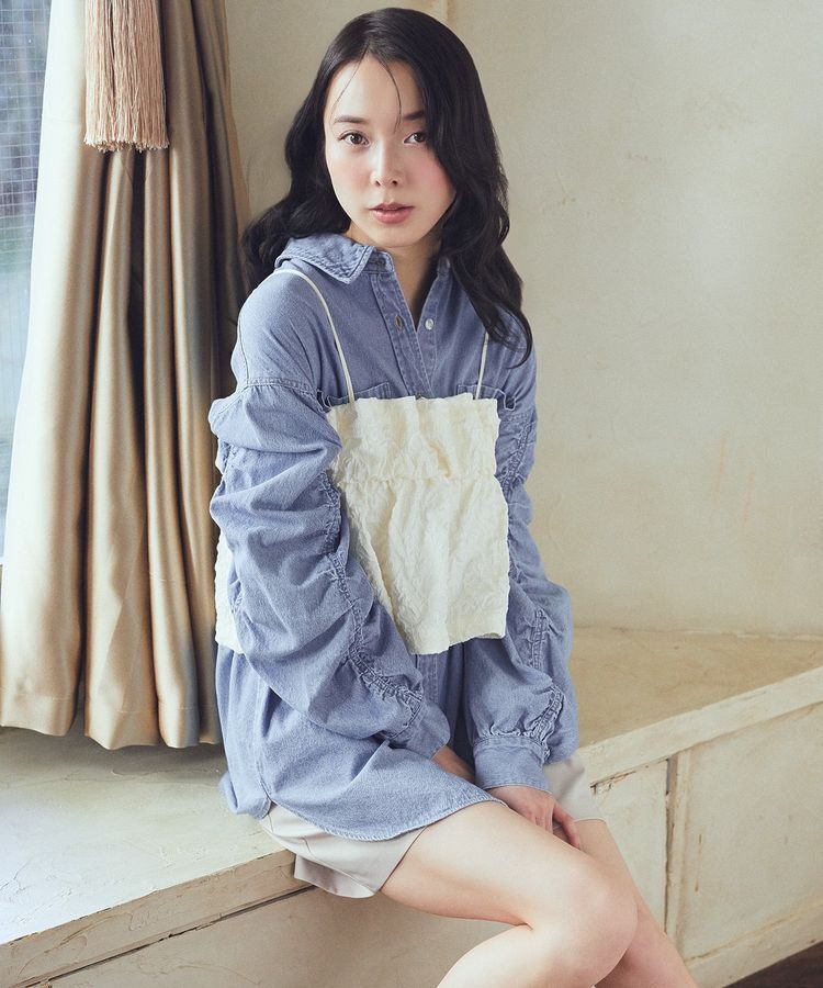 earth music&ecology「ジャカードビスチェ」|ベスト・ジレ|