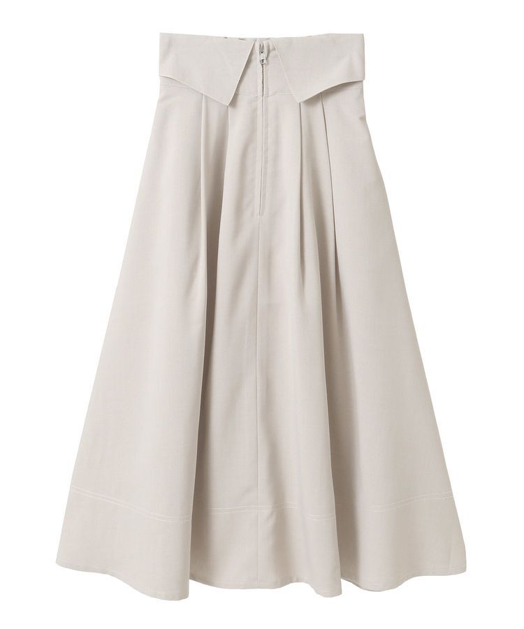 earth music&ecology「フォールドオーバーウエストスカート」|フレア|