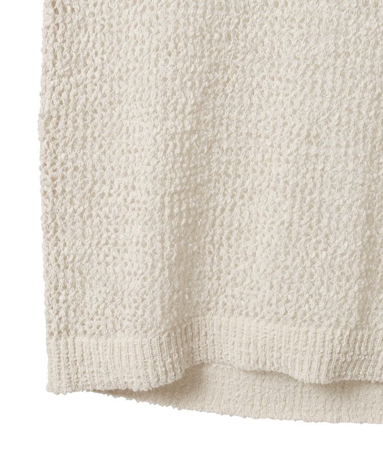 earth music&ecology「クルクルヤーンメッシュベスト」|ベスト・ジレ|